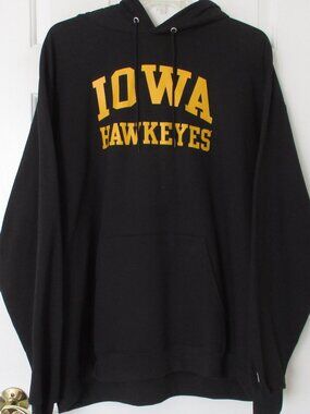 Champion Mens L/S NCAA Iowa University Hawkeyes Hoodie Sweatshirt NWOT - 3XL